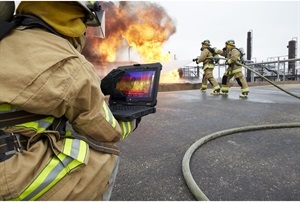 Защищенный ноутбук DELL 7214 - лучший помощник в тушении пожара
